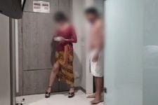 Update! Perempuan Berkebaya Merah Goyang Om-om Diciduk Polisi, Mengejutkan - JPNN.com Bali