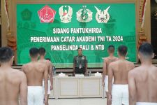 84 Calon Taruna Akademi TNI Asal Bali & NTB Tes Pantukhir, Mayjen Bambang Berpesan - JPNN.com Bali