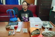 Polisi Denpasar Ciduk Pria Surabaya di Badung Bali, BB 1 Kg Ganja Jadi Bukti - JPNN.com Bali
