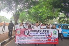 Honorer Banten Demo Lagi, Tuntutan Diangkat PPPK dan PNS Makin Nyaring - JPNN.com Banten