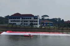 Bendera Merah Putih Raksasa Bakal Dibentangkan di Danau Banten Saat HUT RI - JPNN.com Banten