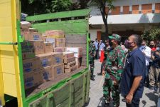 Kodam Udayana Salurkan Bantuan Korban Gempa dari BUMN, Ini Pesan Mayjen Maruli Simanjuntak - JPNN.com Bali