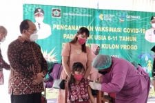 Vaksinasi Anak di Kulon Progo Sebentar Lagi Selesai, Sebegini Capaiannya - JPNN.com Jogja