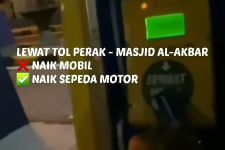 Viral! Demi Konten, Pemotor Sengaja Melintasi Tol Surabaya, Tak Patut Dicontoh - JPNN.com Jatim
