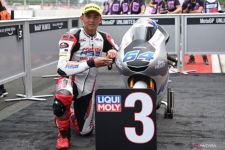 Mario Aji Finis ke-14 Moto3 Mandalika, Gubernur Khofifah Minta Begini - JPNN.com Jatim