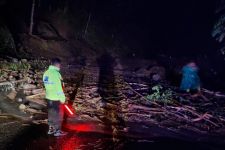 Satu Jam Dilanda Hujan, Tebing di Kulon Progo Longsor dan Menutupi Jalan  - JPNN.com Jogja