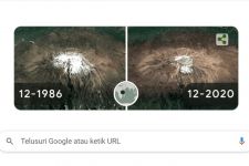 Hari Bumi 2022, Google Doodle Tampilkan Foto Time Lapse 4 Tempat Berikut - JPNN.com Jatim