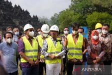 Menteri Johnny G Plate Kunjungi Candi Borobudur, Ada yang Akan Ditata Ulang - JPNN.com Jateng