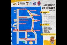 Berikut Pengalihan Arus Lalu Lintas Saat HUT ke-35 Arema di Malang, Simak - JPNN.com Jatim