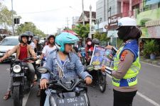 Polres Bantul Tindak Ribuan Pelanggar Lalu Lintas, Kebanyakan Tak Pakai Helm - JPNN.com Jogja