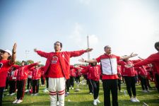 Senam Sicita di Tugu Pahlawan, PDIP Songsong Kemenangan Pemilu 2024 - JPNN.com Jatim
