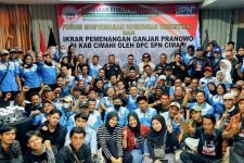 Buruh di Cimahi Sepakat Dukung Ganjar Pranowo Pada Pilpres 2024 - JPNN.com Jabar