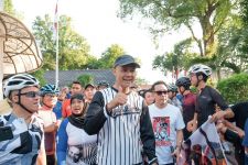 Salam Perpisahan dari Ratusan Pesepeda untuk Ganjar Pranowo - JPNN.com Jateng