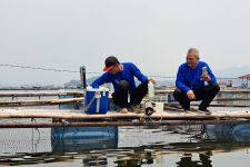 Peserta International Training Course Seameo Biotrop, Simulasi Uji Sampel Kandung Air Danau Jangari Cirata - JPNN.com Jabar