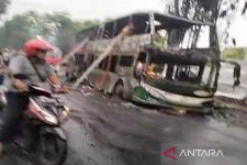 Kronologi Bus Tingkat Terbakar di Jalan Jokotole Pamekasan, Polisi Olah TKP  - JPNN.com Jatim
