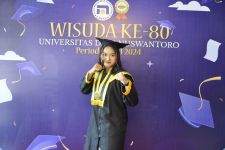 Sibuk jadi Atlet Karate Nasional, Hera Mampu Lulus 3,5 Tahun di Udinus, Prestasinya Tak Main-main - JPNN.com Jateng