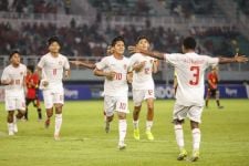 Gelandang Timnas Indonesia Kafiatur Rizky Menangis Haru Cetak Gol Melawan Timor Leste - JPNN.com Jatim