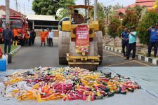 Dalam Sebulan Polres Bantul Sita Ribuan Botol Miras - JPNN.com Jogja