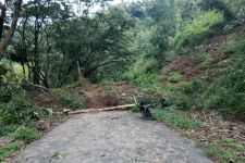 Jalan Selingkar Waduk Wonorejo Tertutup Longsor Hingga 1 Meter - JPNN.com Jatim