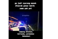 Viral, Video Bus Diduga Pengangkut Mahasiswa Unjuk Rasa Diberhentikan, Kombes Pandra: Video Hoax - JPNN.com Lampung
