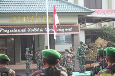 Mayor Inf Sinaga Pimpin Upacara di Kodim Bandar Lampung, Simak Pesannya  - JPNN.com Lampung