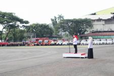 Ribuan Personel Gabungan Bentuk Satgas Kesiapsiagaan Penanganan Bencana Alam di Bandar Lampung - JPNN.com Lampung