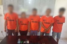 Polsek Perdagangan Gerebek Pesta Narkoba di Ladang Sawit, 5 Tersangka Diamankan - JPNN.com Sumut