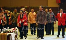 Megawati, Presiden Jokowi dan Wapres JK Hadiri Rapat Kerja Nasional I PDIP
