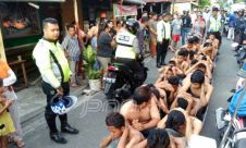 Tawuran, Puluhan ABG Diamakan Kepolisian Polresta Pekanbaru