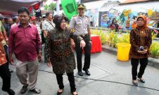 Tri Rismaharini Resmikan Pembangunan Box Culvert