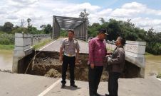 Tanah Amblas, Jembatan Enim III Putus Total