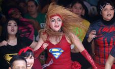 Superhero Meriahkan Zumba Party kota Malang