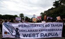 Aksi AMP Memperingati 60 Tahun Deklarasi Kemerdekaan Papua