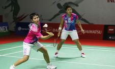 Apriyani Rahayu dan Siti Fadia Silva Ramadhanti di Indonesia Masters 2022