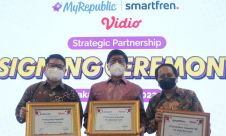 Gandeng Vidio, MyRepublic & Smartfren Jalin Kolaborasi Strategis