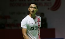 Jonatan Christie di Daihatsu Indonesia Masters 2023