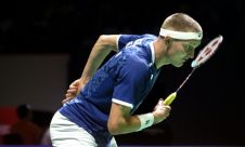 Gaya Viktor Axelsen di Babak Pertama Indonesia Open 2023