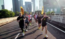 Latihan Fisik Jelang Maybank Maraton