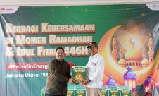 Elnusa Petrofin Bagikan Paket Sembako Ramadan