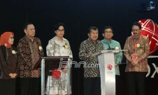 Wapres JK dan Menkeu Sri Mulyani Hadiri Pembukaan IHSG 2017