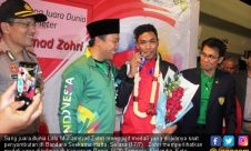 Lalu Muhammad Zohri Tiba di Tanah Air