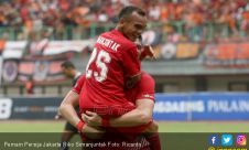 Pemain Persija Jakarta Riko Simanjuntak