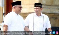 Ketua KPU dan Mantan Menpora era SBY Hadiri Pemakaman Almarhumah Ani Yudhoyono