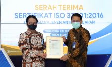 PT KAI Raih Sertifikat ISO 37001:2016