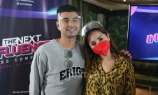 Rafi Ahmad & Nagita Slavina di Jumpa Pers The Next Influencer