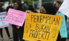 Aktivis Peringati Hari Perempuan Internasional di Kawasan Patung Kuda