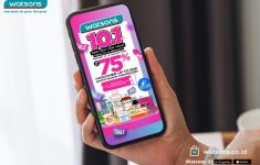 Watsons 5.5 Ultimate Sale, Diskon 70% Hingga Ekstra Voucer - JPNN.com