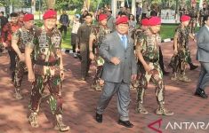 Prabowo Hadiri HUT Kopassus, Lihat Pejabat TNI yang Mendampingi - JPNN.com