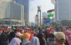 Bela Palestina, Majelis Ormas Islam Serukan Lawan Genosida di Area CFD Jakarta - JPNN.com