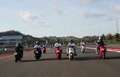 Perdana, Motor Listrik Honda EM1 e jadi Kendaraan Operasional MotoGP Mandalika - JPNN.com